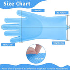 Pet Grooming Gloves—Heat Resistant Dog Washing Gloves - Image 2