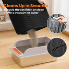 Small Cat Litter Mat, 20x14’’ Double Layer Honeycomb Cat Litter Box Mat - Image 5