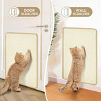 White Cat Scratching Mat Sisal, 2 Packs Sisal Fabric Large Cat Scratching Pad - Image 6