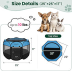 Love's cabin Pet Puppy Dog Playpen, Small Dog Tent Crates Cage Indoor/Outdoor - Image 3