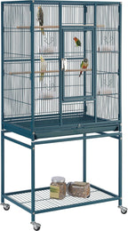 Yaheetech 54inch Metal Large Parrot Parakeet Flight Bird Cage w/Rolling Stand by Yaheetech