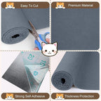 Cat Scratch Furniture Protector, 157.4"x15.8" Cat Scratching Mat, Trimmable - Image 3