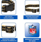 Pets First NFL New Orleans Saints Licensed PET COLLAR, Medium - Image 5