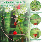 LemonRoad Hummingbird Swing, Tweet Heart Birdie Swing, Copper Hummingbird Perch - Image 3