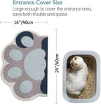 Cute Cat Litter Mat 24”x16”, Litter Box Mat, Litter Trapping Mat, Soft on Kitty - Image 3