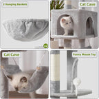 Cat Tree for Large Cats, 78.7" Tall Cat Tower for Indoor Cats Multiple Cats - Image 5
