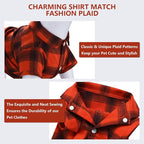 Koneseve Dog Shirt Plaid Dog Clothes - Image 4
