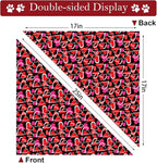 Valentines Dog Bandana Reversible Triangle Bibs Scarf Mother's Day Bandanas - Image 3