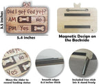 Dog Feeding Tracker-AM PM 2-Meal Wooden Fridge Magnets - Image 2