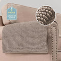 H.VERSAILTEX Plush Chenille Couch Armrest Cover 2 Packs Thick and Soft Sofa by HVERSAILTEX