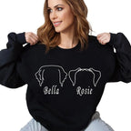 Custom Dog Mom Shirt for Women Pet Ears Sweatshirt - Image 4