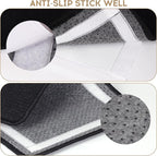 Black Cat Scratching Mat Sisal, 2 Packs Sisal Fabric Large Cat Scratching Pad - Image 3