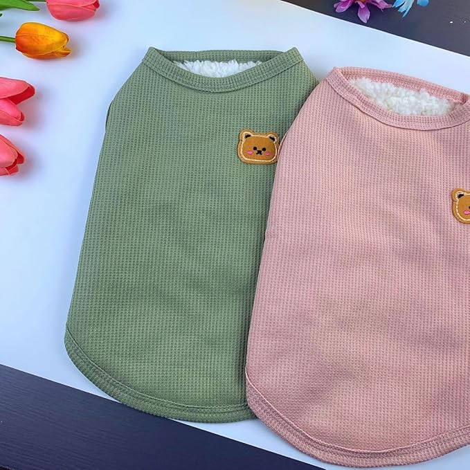 FuzzyWebs Winter Dog & Cat Fleece Cotton T-Shirts - Image 3