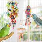 KATUMO Bird Toys, Parakeet Swing Parrot Ladder Cockatiel Perch Conure Hanging - Image 5