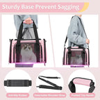 Discala Cat Dog Carrier Up to 15 Lbs TSA Airline Approved Pet Carrier - Image 5