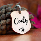 Ultra Joys Cat ID Tag Personalized Pet Tags, Durable Stainless Steel Small Pet - Image 2