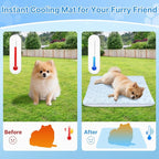 Atsuwell Dog Cooling Mat for Medium Dogs, Orthopedic Joint Support Cool Dog Bed - Image 8