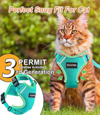 Halypet Cat Harness and Leash Set Escape Proof Soft Adjustable Cat Leash - Image 6