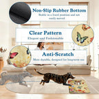 Vintage Butterfly Floral Pet Food Mat - Image 4
