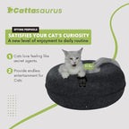 Cattasaurus Peekaboo Cat Cave Donut - Image 4