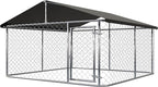 Outdoor Dog Enclosure Heavy Duty Dog Kennel House Mesh Dog Big Cage Pet Kennel by ATTAV