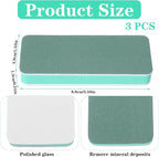 3Pack Aquarium Double Sided Sponge Brush, Aquarium Glass Cleaner Sponge - Image 2