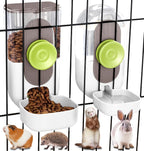 Kenond Hanging Automatic Pet Food Water Dispenser, 35oz Rabbit Feeder Guinea by Kenond