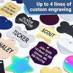 GoTags Stainless Steel Pet ID Tags, Personalized Dog Tags and Cat Tags - Image 6