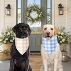 Spring Dog Bandanas Small 2PCS, 4 Pattern Summer Floral Scarf - Image 5