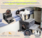 3-in-1 Pet Stairs for Cats for High Bed, Adjustable Dog Steps, Modular 3-Tier - Image 3