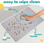 NALALAS Dog Mat for Food and Water, Cat Feeding Mat | Waterproof Dog Bowl Mat | - Image 4