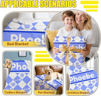 Personalized Paw Print Dog Blanket - Image 6