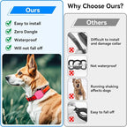 2-Pack Dog Collar Holder for Tile Life360 Mate 2022 Tracker, Waterproof - Image 9