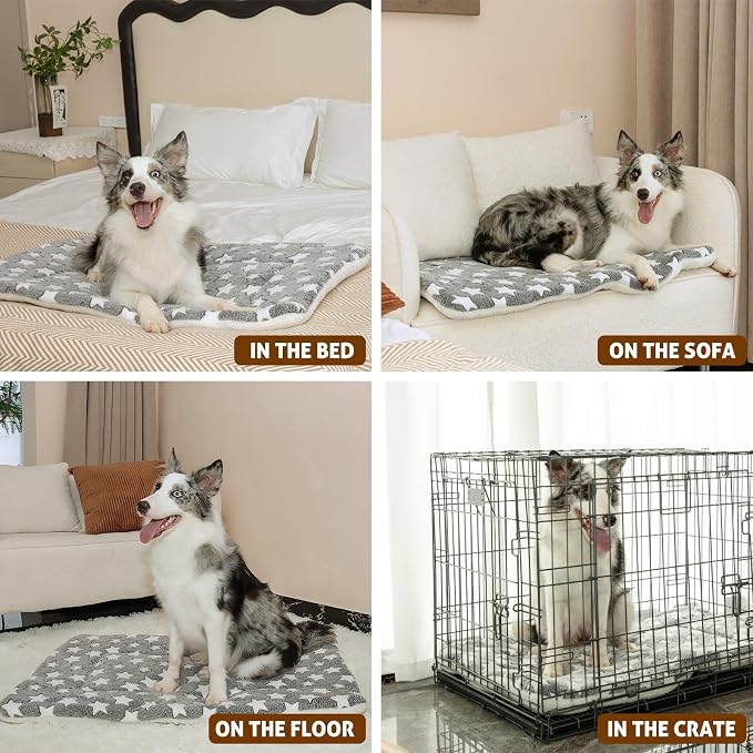 Mora Pets Cat Bed Dog Crate Pad Ultra Soft Pet Bed - Image 6