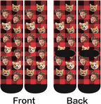 D-Story Custom Face Socks, Personalized Photo Picture on Socks, Unisex Athletic - Image 4
