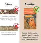 Sisal Cat Scratcher Post Mat, Durable and Shedding-Resistant Cat Scratching - Image 4