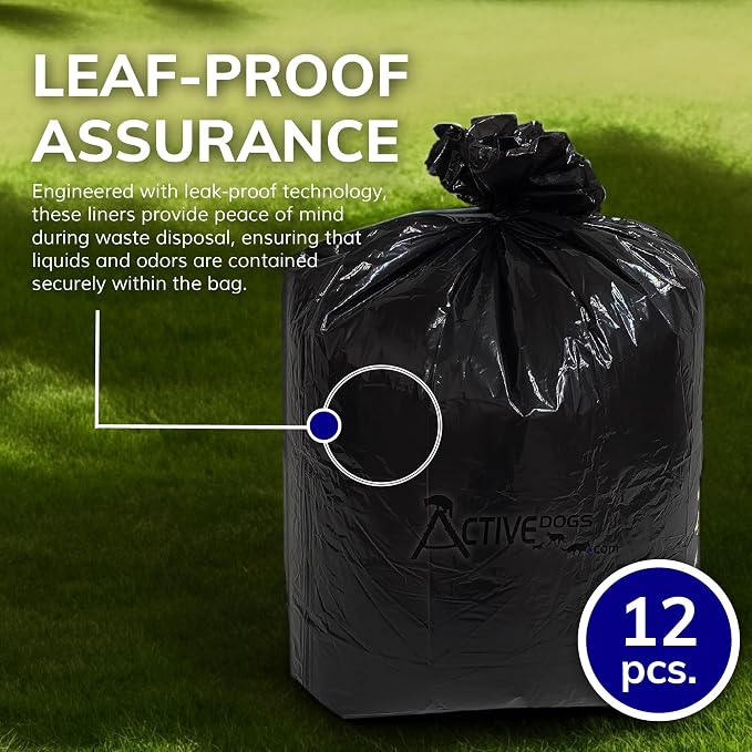 ActiveDogs Dog Poop Bucket Bags 12PK - Image 4