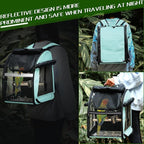 SUERTREE Bird Carrier Bag with Indestructible Stainless Steel Mesh, Bird Travel - Image 3