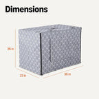 Amazon Basics Dog Crate Cover for 36 inches Wire Cage, Kennel Cover - Image 5