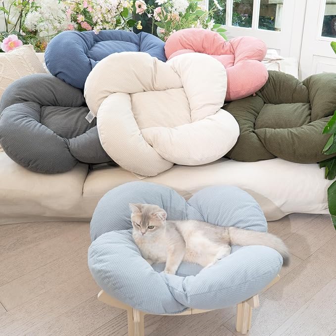 CHEERHOME PETS Elevated Cat Bed Wooden - Image 9
