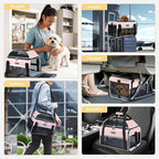Lekereise Top-Expandable Pet Carrier 18x11x11Inch Delta American United Airline - Image 7
