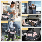 Lekereise Top-Expandable Pet Carrier 17x11x9.5 Inch Alaska Hawaiian Airline - Image 7