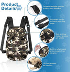 YUDODO Pet Dog Carrier Backpack Adjustable Dog Front Carrier, Legs Out Easy-Fit - Image 3