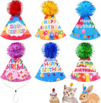 6pcs/Pack Mini Dog Happy Birthday Hats Party Hats by JpGdn