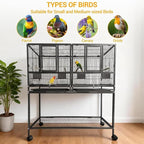 43'' Wrought Iron Birdcage - Image 6