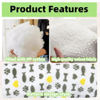 Dog Sofa Bed, Anti-Anxiety Bed for Dog, Rectangle Washable Bed - Image 5