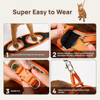 Cat Harness and Leash Set, Step-in Escape Proof Adjustable Vest Harness - Image 2