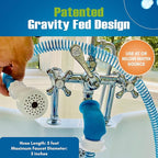 Rinseroo Slip-On Bathtub Faucet Sprayer Attachment. Ultra-Flex Dog Shower - Image 4