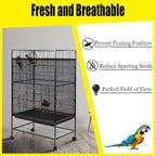 Bird Cage Seed Catcher Large Bird Cage Cover 118 * 31 inches Adjustable Net - Image 3