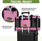 Cat Carrier 18x11x11 Delta Airline Approved, Easy Load Soft Pet Plane Travel - Image 6